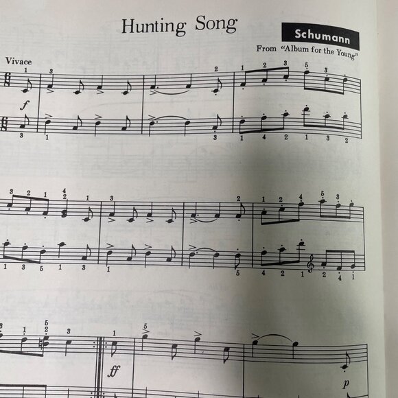 Piano Literature Sheet Music Volume Two Jane Smisor Bastien 1966 Vintage u - Picture 10 of 10